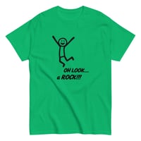 Image 12 of Unisex classic tee, Oh Look A Rock Funny T-Shirt | Rock Lover Humor Graphic Tee