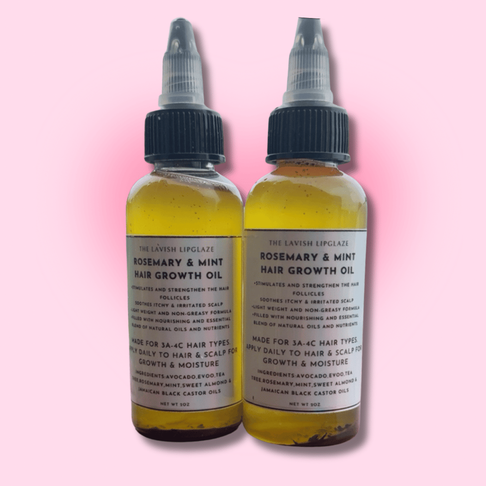 Image of Rosemary + Mint Hair & Scalp Growth & Strengthening oil