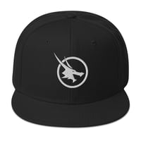Image 1 of Snapback Hat - Black