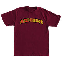 SUNSET ARCH TEE MAROON