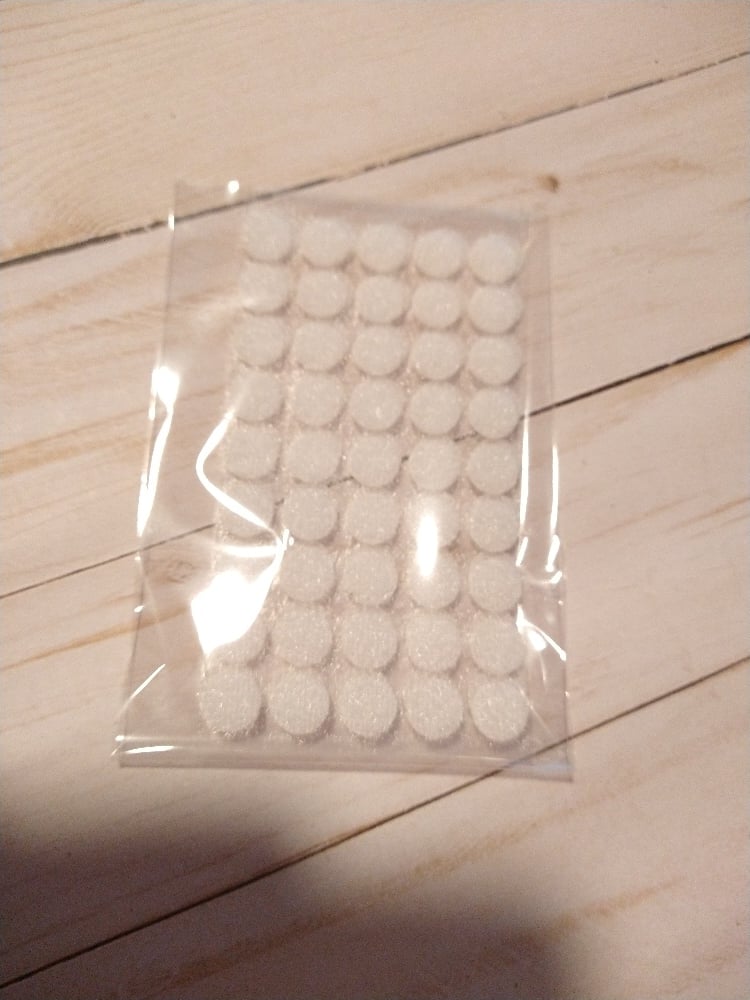 Image of White Velcro Dots