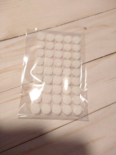 Image of White Velcro Dots