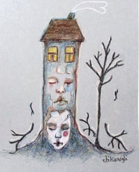 Image 1 of House of tricks and dreams (Series) Charcoal 