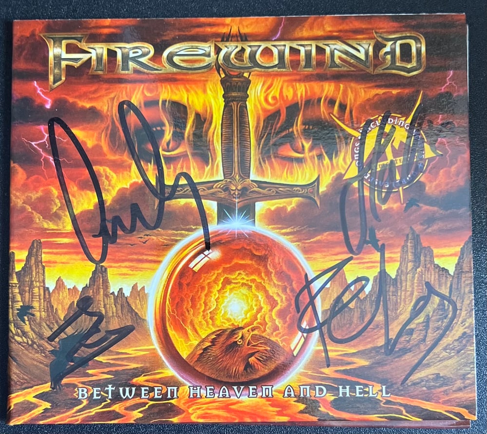 FIREWIND - Between Heaven and Hell CD (SIGNED) | Gus G & Firewind Merch ...