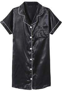 Image 3 of Personalized Kids Satin Nightgown