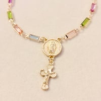 Image 2 of Colorful Rosary Bracelet
