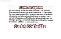 Image 4 of New 2X Wonderly Top #765*15