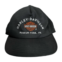 Image 1 of VINTAGE HARLEY DAVIDSON TRUCKER HAT MUSEUM-YORK,PA