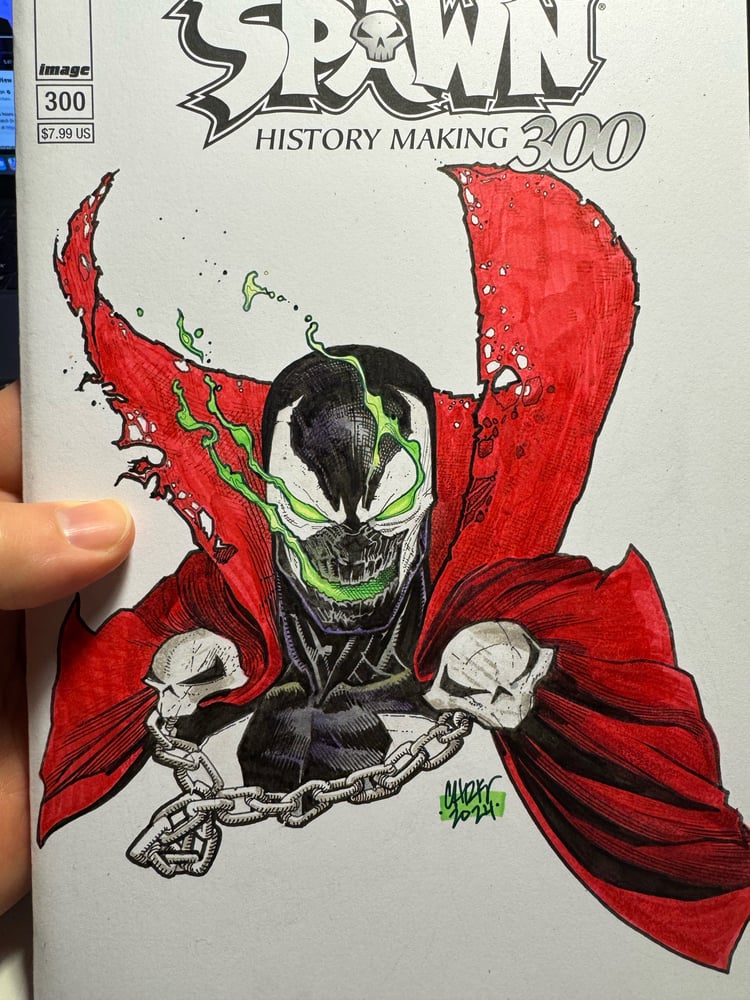 Image of Spawn 1 sketch cover