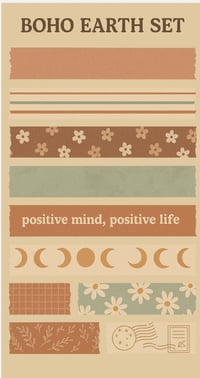 Image 3 of Nature & Boho Earth Sticker Set