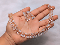 Image 2 of Mandira_Premium Australian Diamond Set with Earrings 
