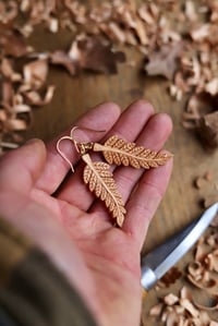 Image 7 of Fern Leaf~ Earrings 