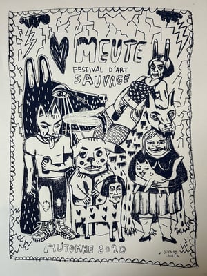 Affiche meute 