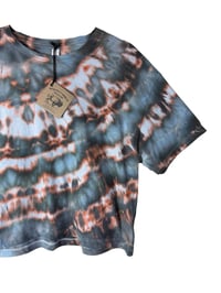 Image 6 of L Crop Tee in Ember Ice Dye 2