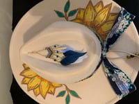 Image 3 of "Eres Mi Hija Amada" Hand-Burned and Painted Wide Brim Felt Fedora Hat