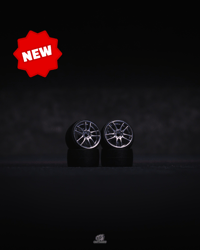 Image 1 of WORK CR KIWAMI - Custom 1/64 Wheels + Ultra-Thin Tires