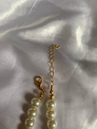 Image 3 of Gold orb pearl bracelet