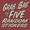 Five Sticker Random Grab Bag 