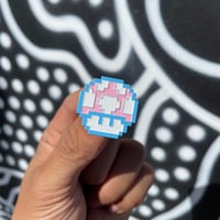 Image 2 of Cotton Candy Mushroom pin