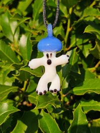 Image 1 of Blue & White Shroom Guy