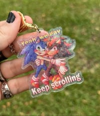 Image 1 of Yeah we gay, Sonadow 2.5inch Charm