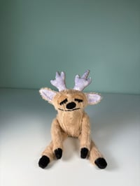 Image 6 of Mini Minky Weighted Reindeer