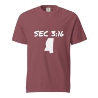 Image 2 of Mississippi State Unisex garment-dyed heavyweight t-shirt