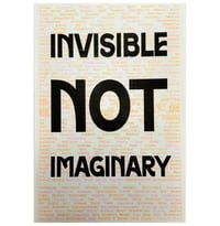 INVISIBLE NOT IMAGINARY Poster 🧡