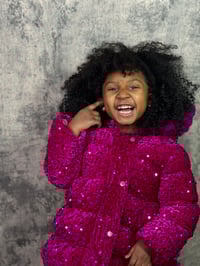 Image 1 of 24K Flare Coat - Pink