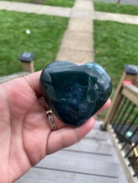 Image 1 of Moss Agate Heart