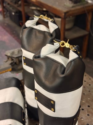 Image of Stripe Sissy Bar Bag