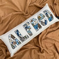 Image 2 of Dreamy dragons personalised name cushion