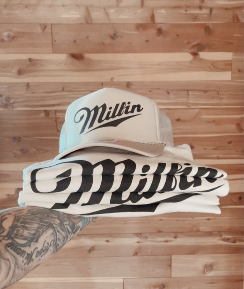 Image of MILFIN TRUCKER black on khaki