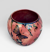 Image 5 of “Summer Meadows” reduction lustre vase
