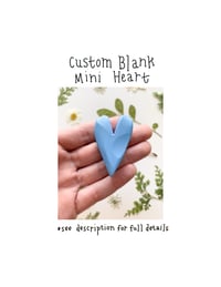 Image 1 of Custom Blank Mini Heart