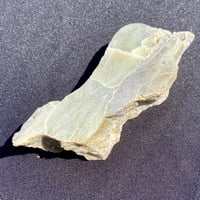 Image 3 of Large Nephrite Jade with Pyrite cross section