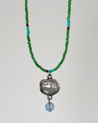 Image 3 of Collar "seed beads" | verde