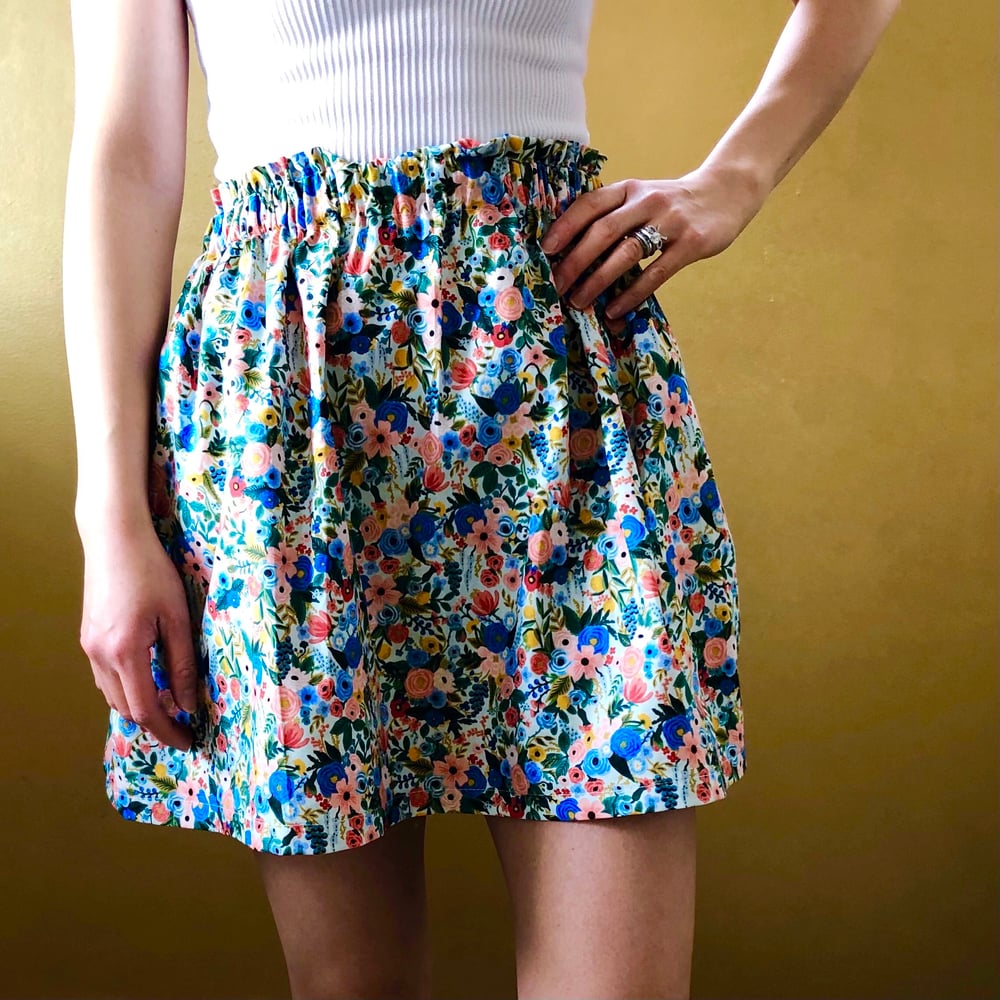 Image of Women’s Skirt - Rifle Paper Co. - Rainbow Floral