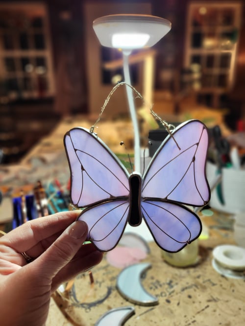 Image of Classic Butterfly-stained glass