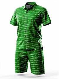 Image 1 of YB All Over Print Collared Short Set