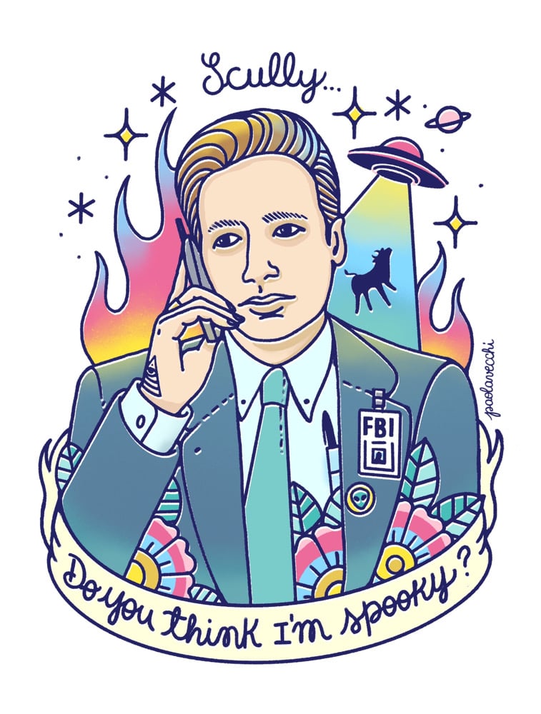 Fox Mulder Print