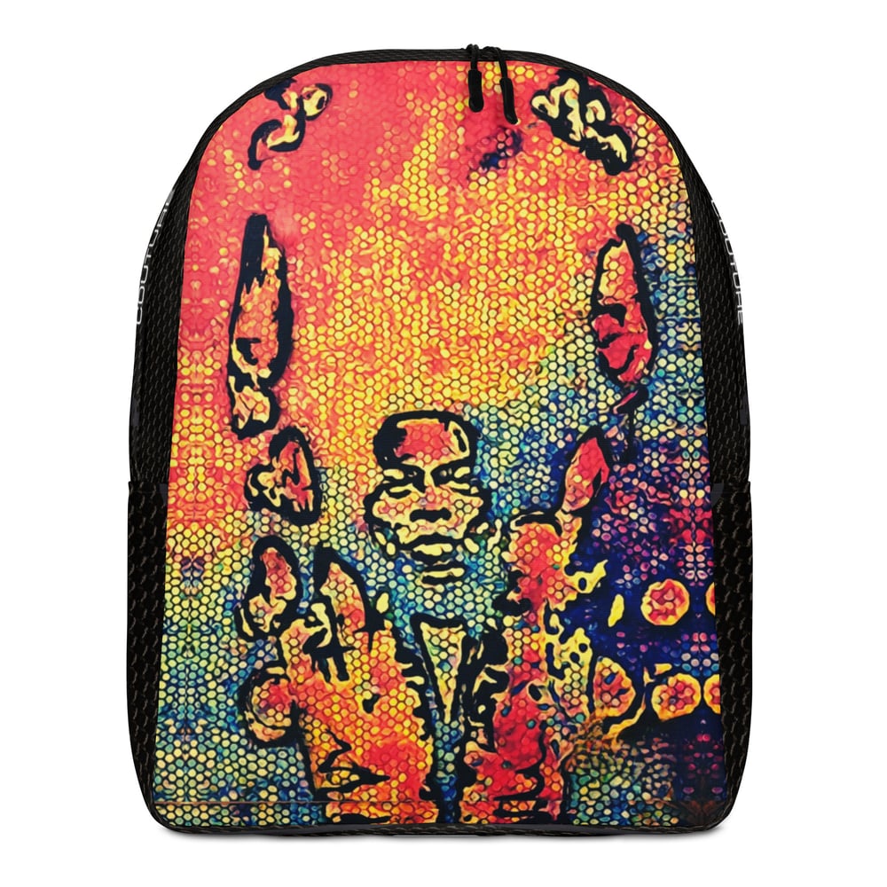 LAGOS TRAFFIC COUTURE LAPTOP TRAVELER'S BACKPACK (ICONIC STANCE)