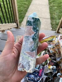 Image 1 of Moss Agate Towerr