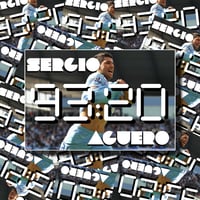 Manchester City “Sergio Aguero” Stickers