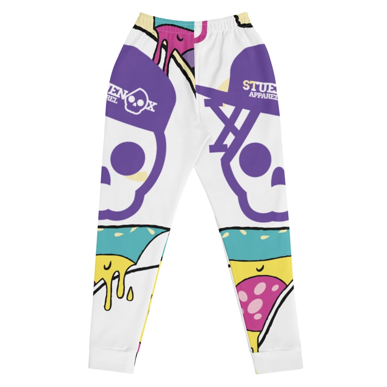 Skulls & Pizza Slices Women's Joggers Image 3