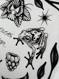 Image 3 of Froggy Flash Sheet (black and grey) 