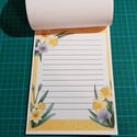 Eco Lilies Notepad upcycled   