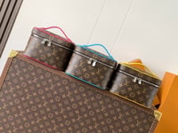 Image 1 of Monogram Colored Vanity Case