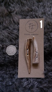 Image 1 of Antler toggles - Set of 2