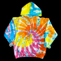 Image 1 of Small Spiral Tie Dye Hoodie